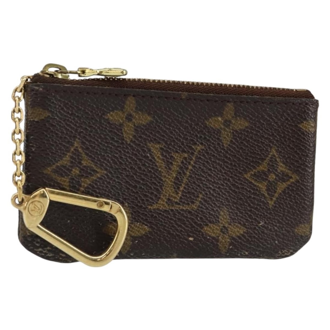 Louis Vuitton Monogram Pochette Cles Coin Purse M60033 Authentic (1 of 18)