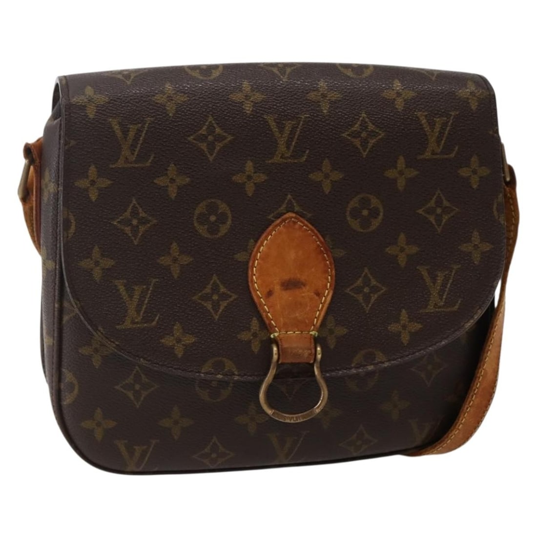 LOUIS VUITTON Monogram Saint Cloud GM Shoulder Bag M51242 France Auth: LOUIS VUITTON Monogram Saint Cloud GM Shoulder Bag M51242 France Auth The LOUIS VUITTON Monogram Saint Cloud GM Shoulder Bag is a stylish and functional accessory, perfect for everyday use. Crafted fr