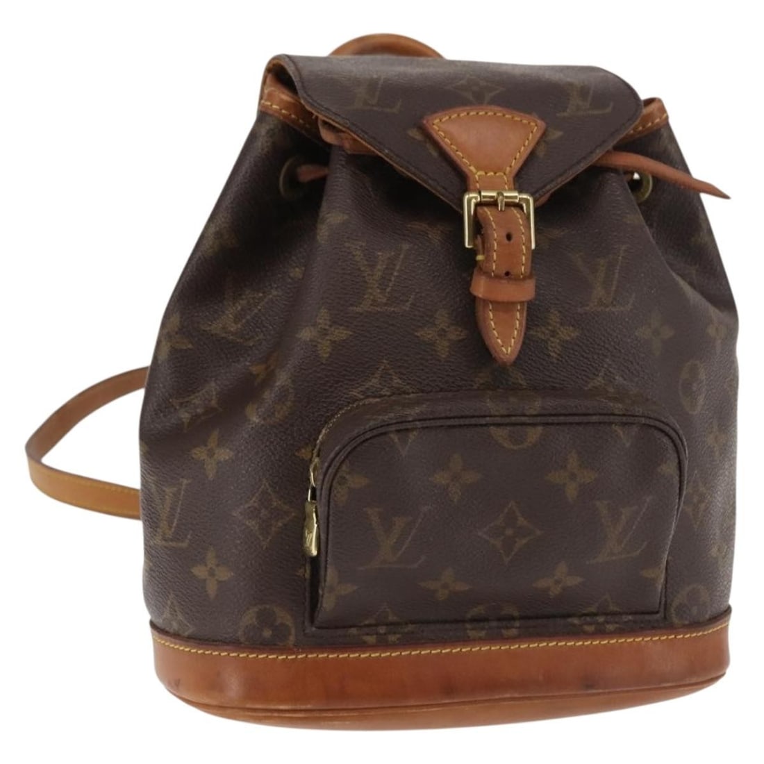 LOUIS VUITTON Monogram Montsouris PM Backpack M51137 France Auth (1 of 18)