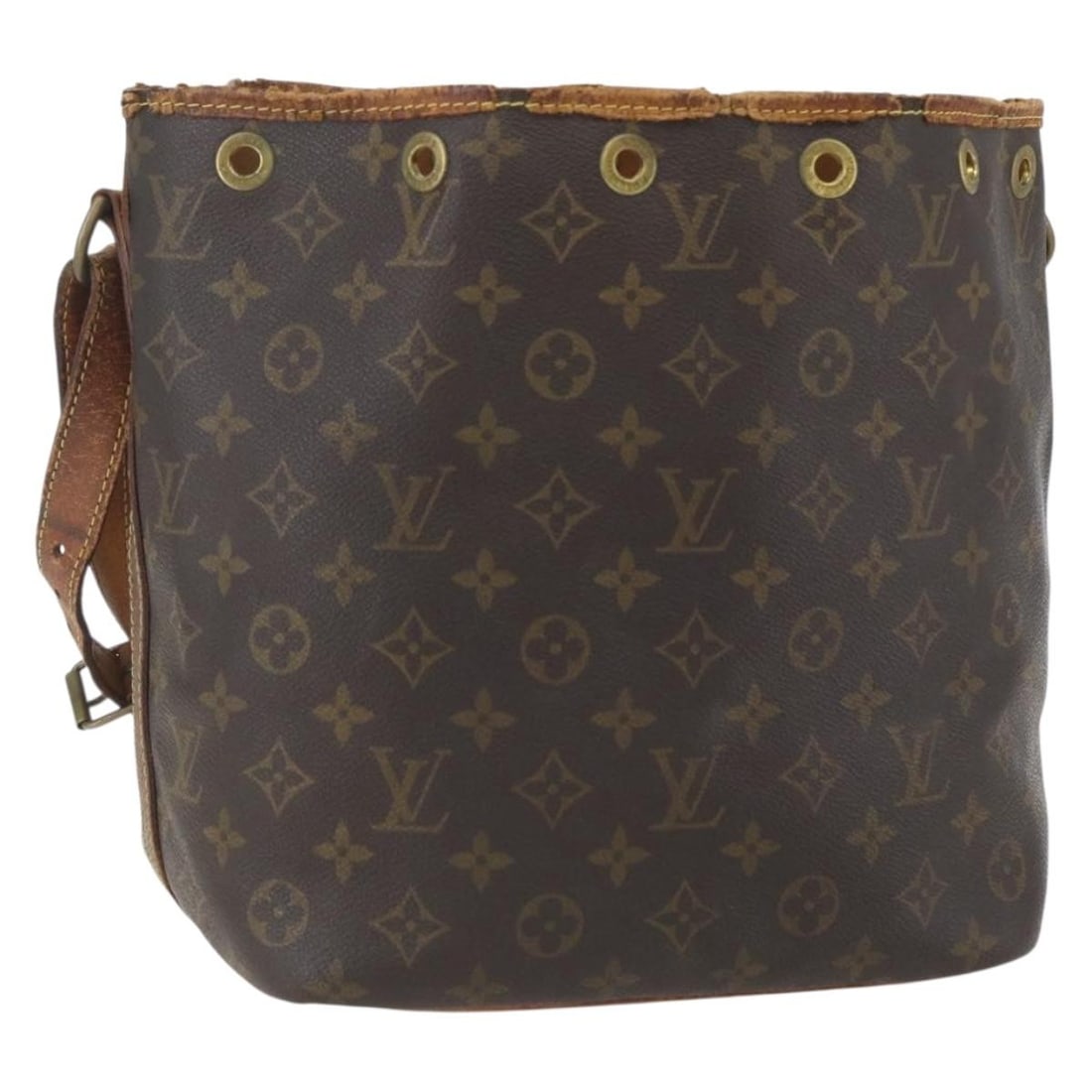 LOUIS VUITTON Monogram Petit Noe Shoulder Bag M42226 Auth France (1 of 18)