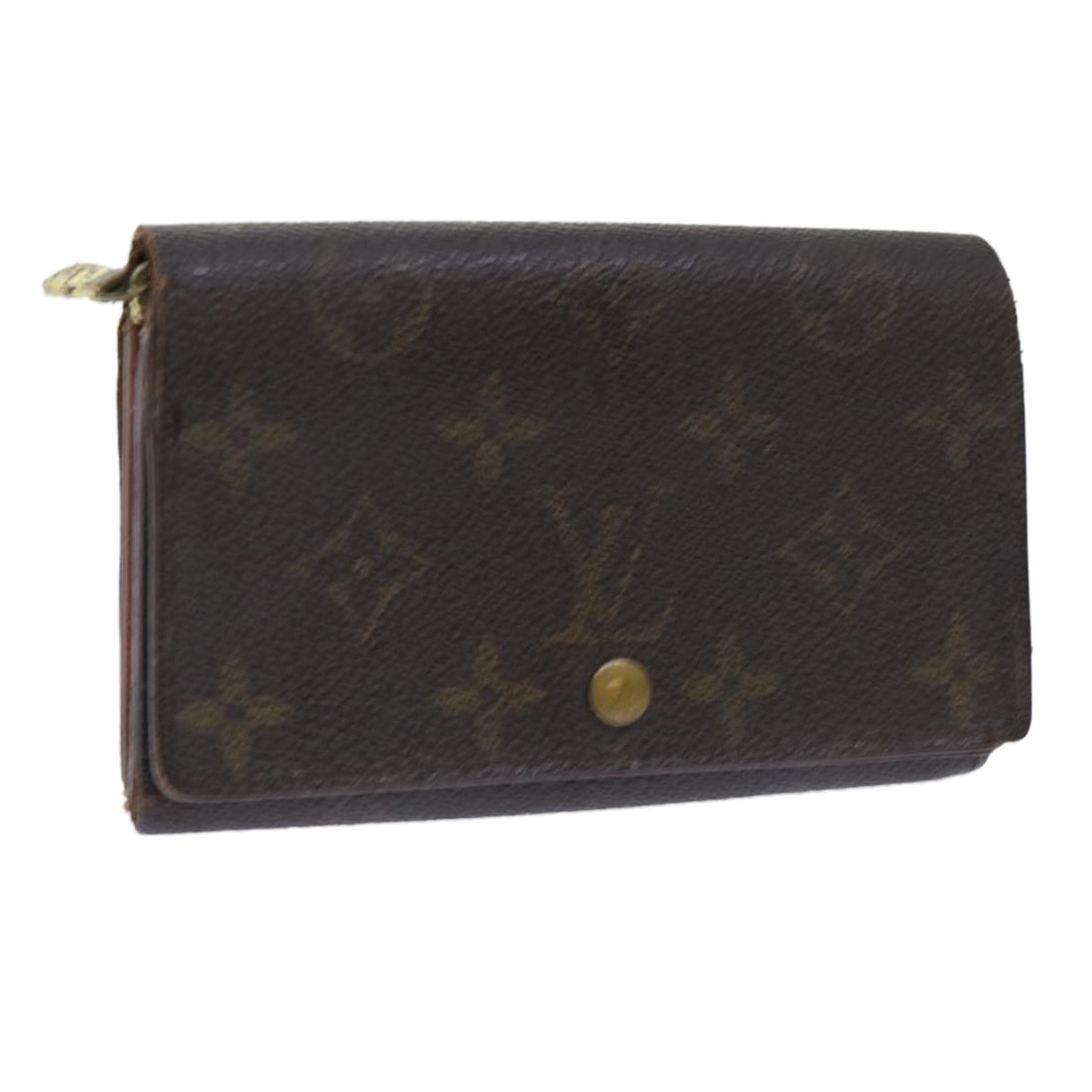 LOUIS VUITTON Monogram Canvas Porte Monnaie Billets Tresor Wallet M61730 Auth (1 of 18)