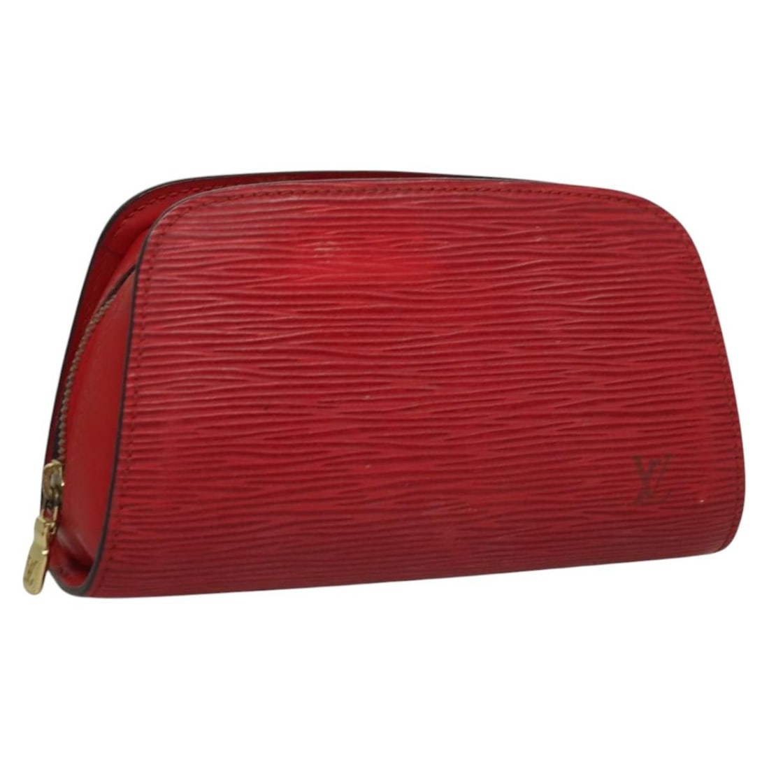 Louis Vuitton Epi Dauphine PM Pouch Castilian Red M48447 Authentic (1 of 18)
