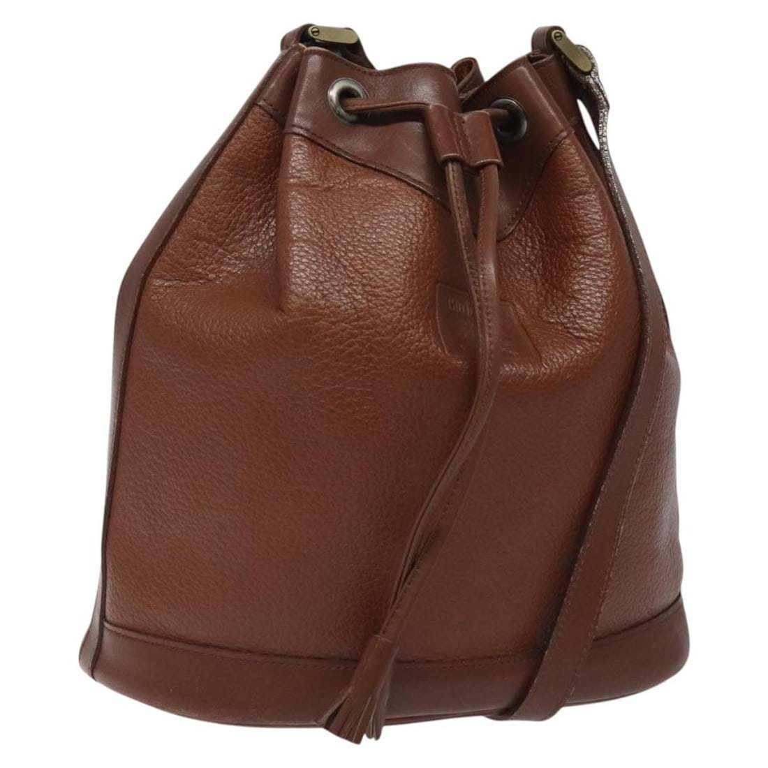 Burberrys Brown Gold Leather Shoulder Bag with Adjustable Strap (1 of 18)