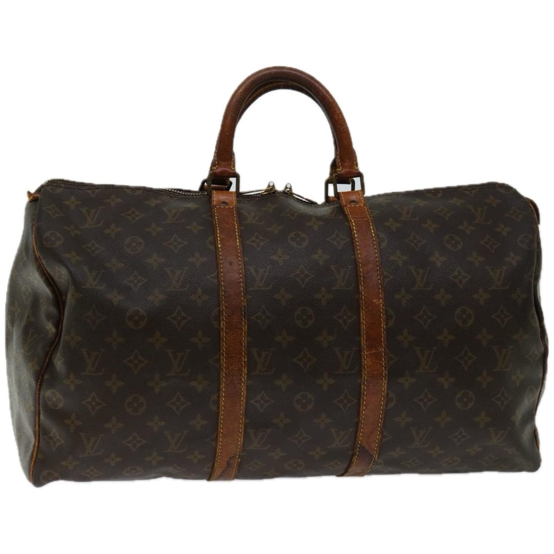 Louis Vuitton Monogram Keepall 50 Boston Bag M41426 Authentic Vintage: Louis Vuitton Monogram Keepall 50 Boston Bag M41426 Authentic Vintage Introducing the LOUIS VUITTON Monogram Keepall 50 Boston Bag, a timeless travel companion crafted from durable Monogram Canvas. Th