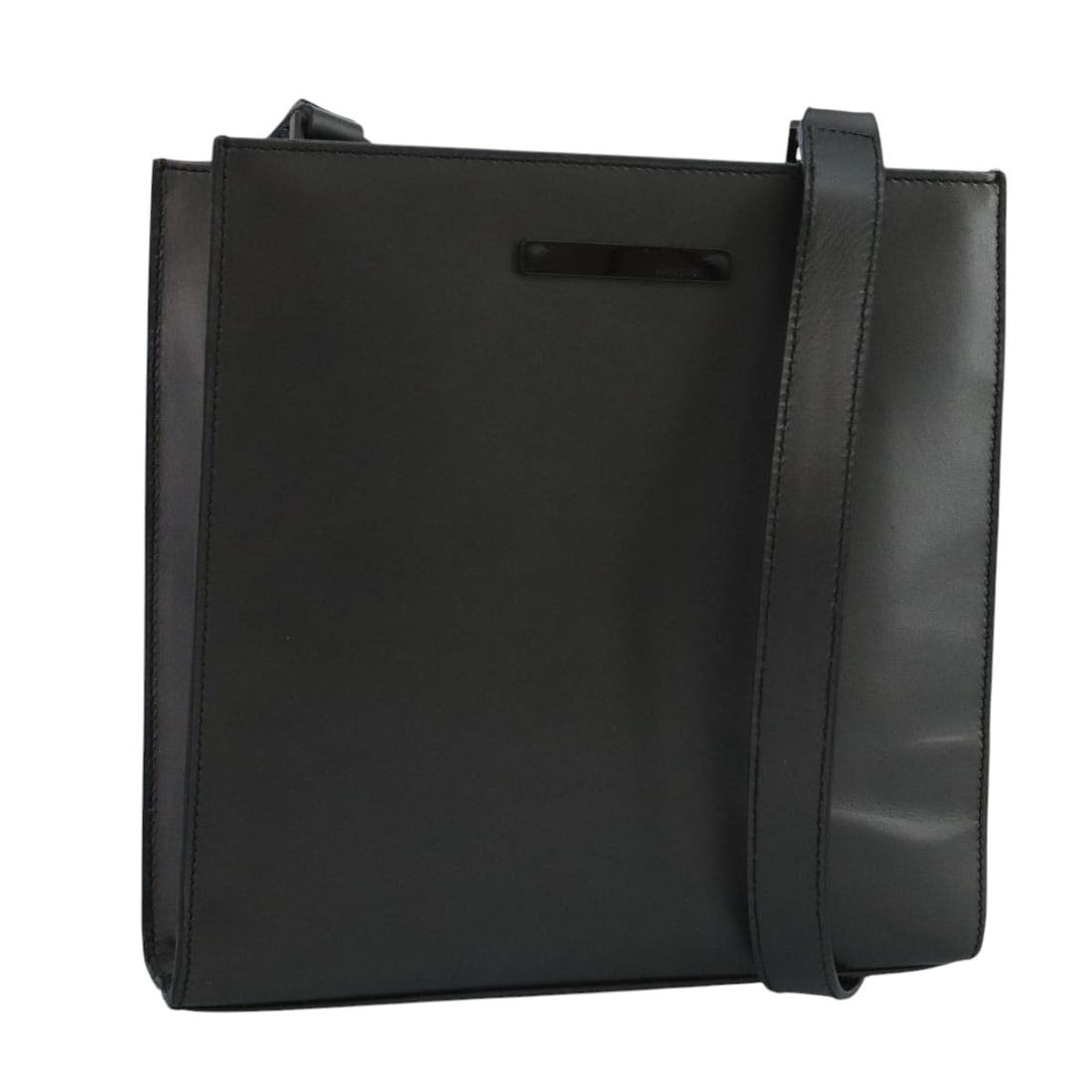 GUCCI Black Leather Shoulder Bag 001 2058 1855 6 Authentic Italy (1 of 18)