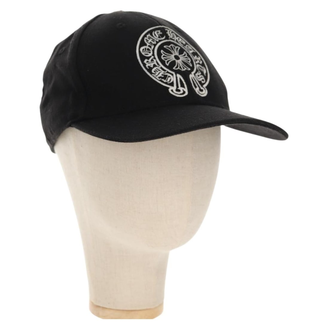 Chrome Hearts Wool Black Cross Ball Trucker Cap USA Auth 140397M (1 of 17)