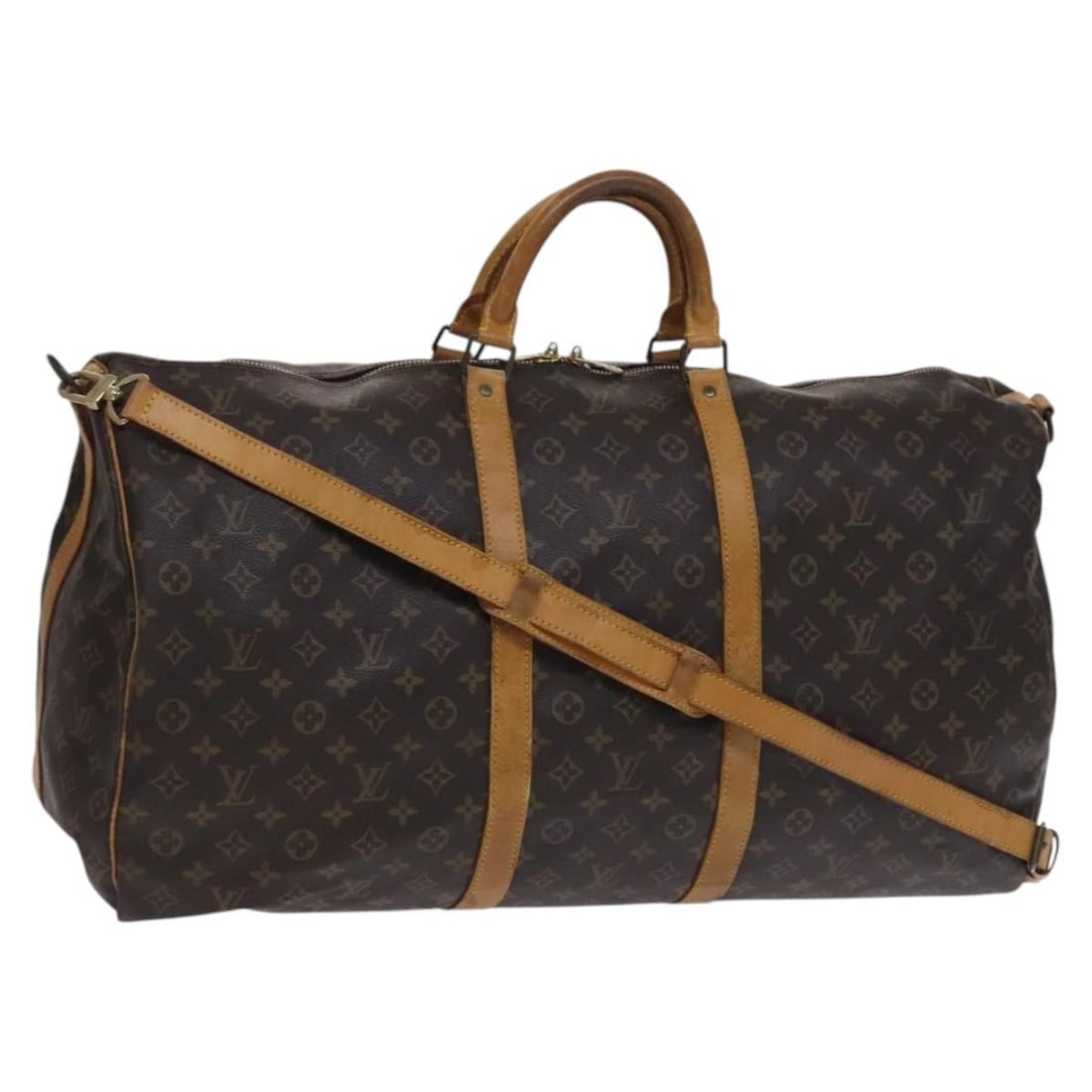 Louis Vuitton Monogram Keepall Bandouliere 60 Boston Bag M41412 France (1 of 18)
