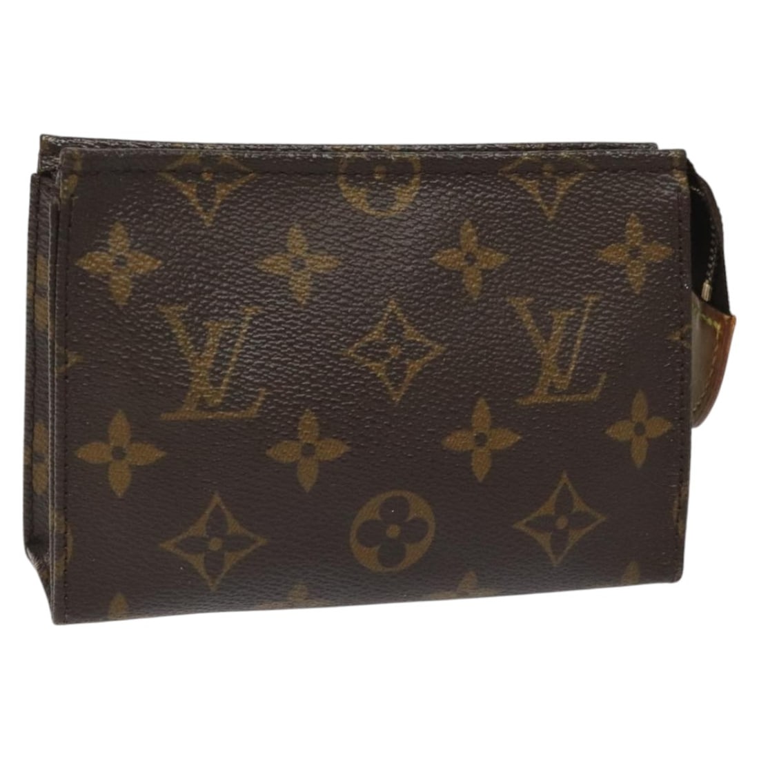 LOUIS VUITTON Monogram Poche Toilette 15 Pouch M47546 Made in France: LOUIS VUITTON Monogram Poche Toilette 15 Pouch M47546 Made in France This authentic LOUIS VUITTON Monogram Poche Toilette 15 Pouch showcases the brand's signature monogram canvas, combining style and