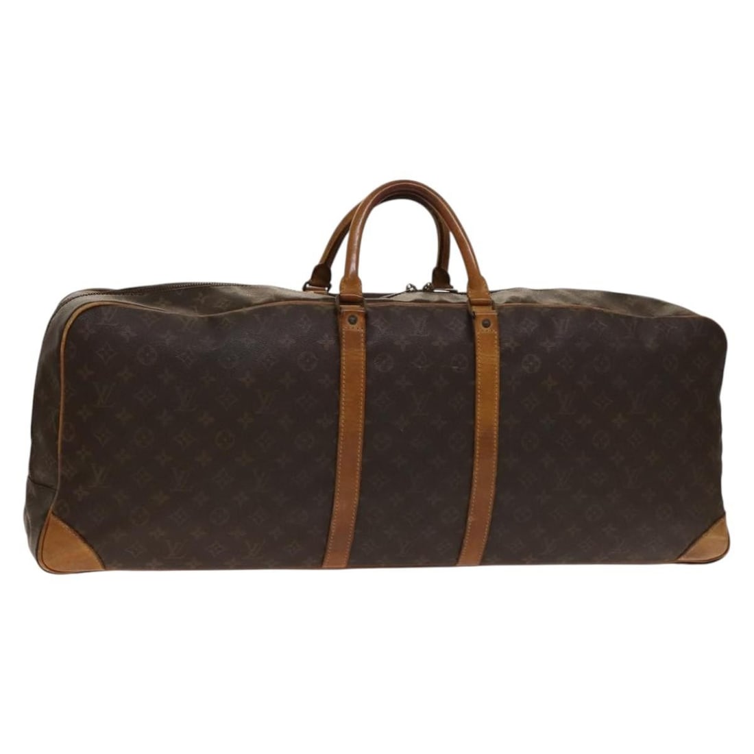 LOUIS VUITTON Monogram Sac Tennis Boston Bag Authentic France: LOUIS VUITTON Monogram Sac Tennis Boston Bag Authentic France Elevate your style with this authentic LOUIS VUITTON Monogram Sac Tennis Boston Bag, crafted from durable Monogram Canvas. This chic Bosto