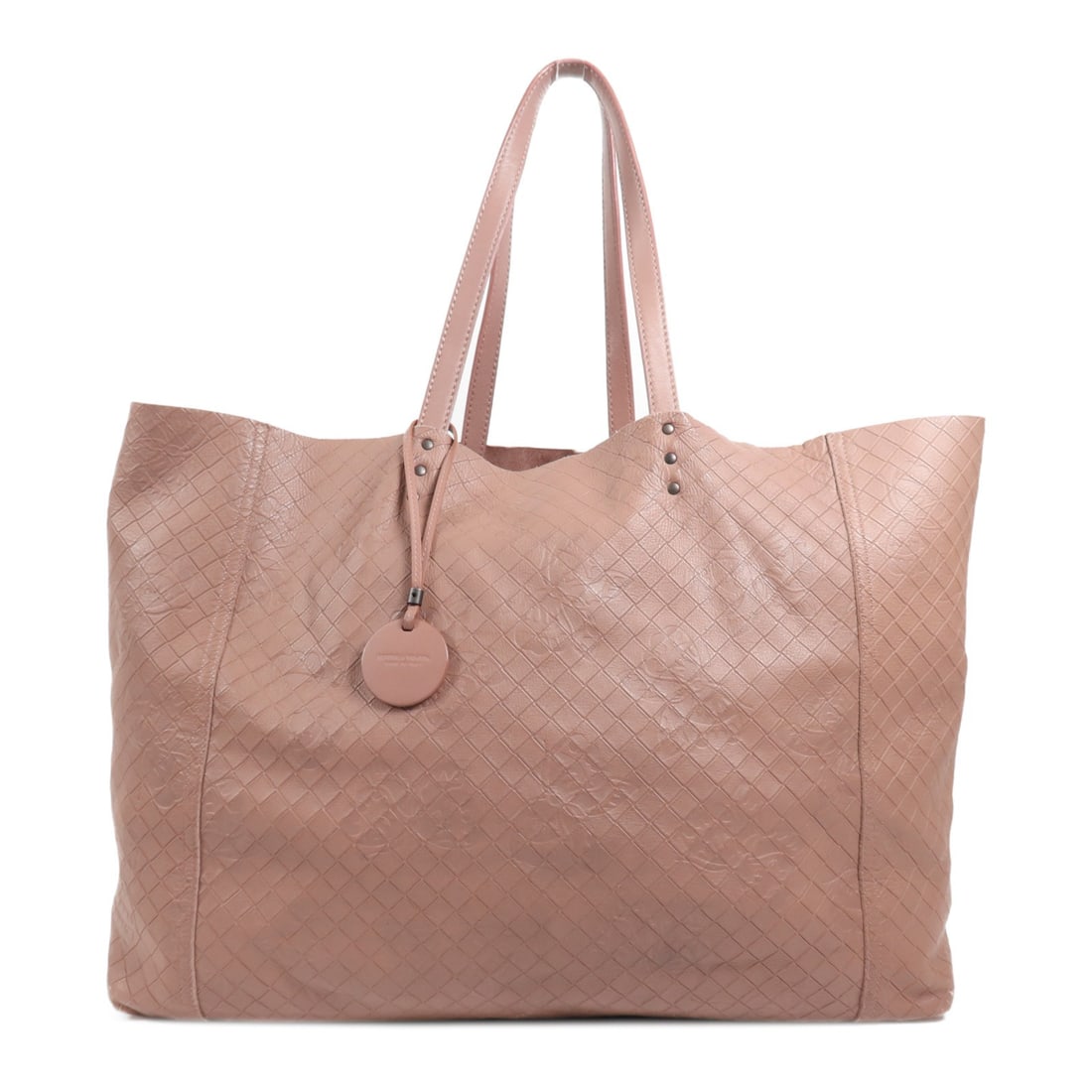 BOTTEGA VENETA Pink Calfskin Leather Shoulder Tote Bag: BOTTEGA VENETA Pink Calfskin Leather Shoulder Tote Bag This stylish Bottega Veneta shoulder bag is crafted from luxurious calfskin leather in an eye-catching pink hue. Designed for both elegance and f