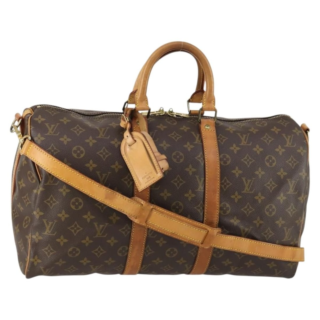 Louis Vuitton Keepall Bandouliere 45 Monogram Canvas Boston Bag M41418 France (1 of 18)