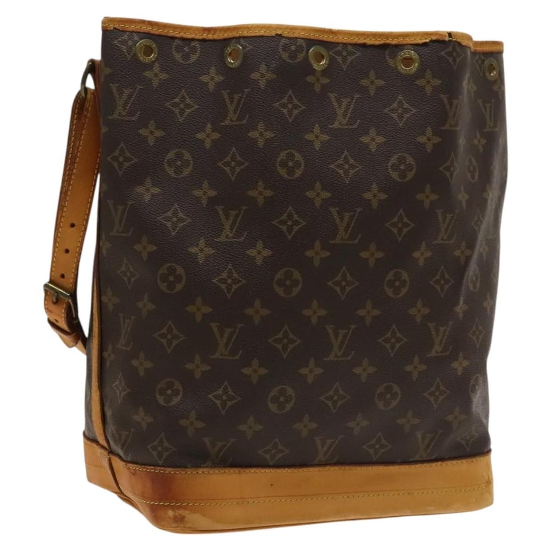 LOUIS VUITTON Monogram Noe Shoulder Bag M42224 Auth France (1 of 18)