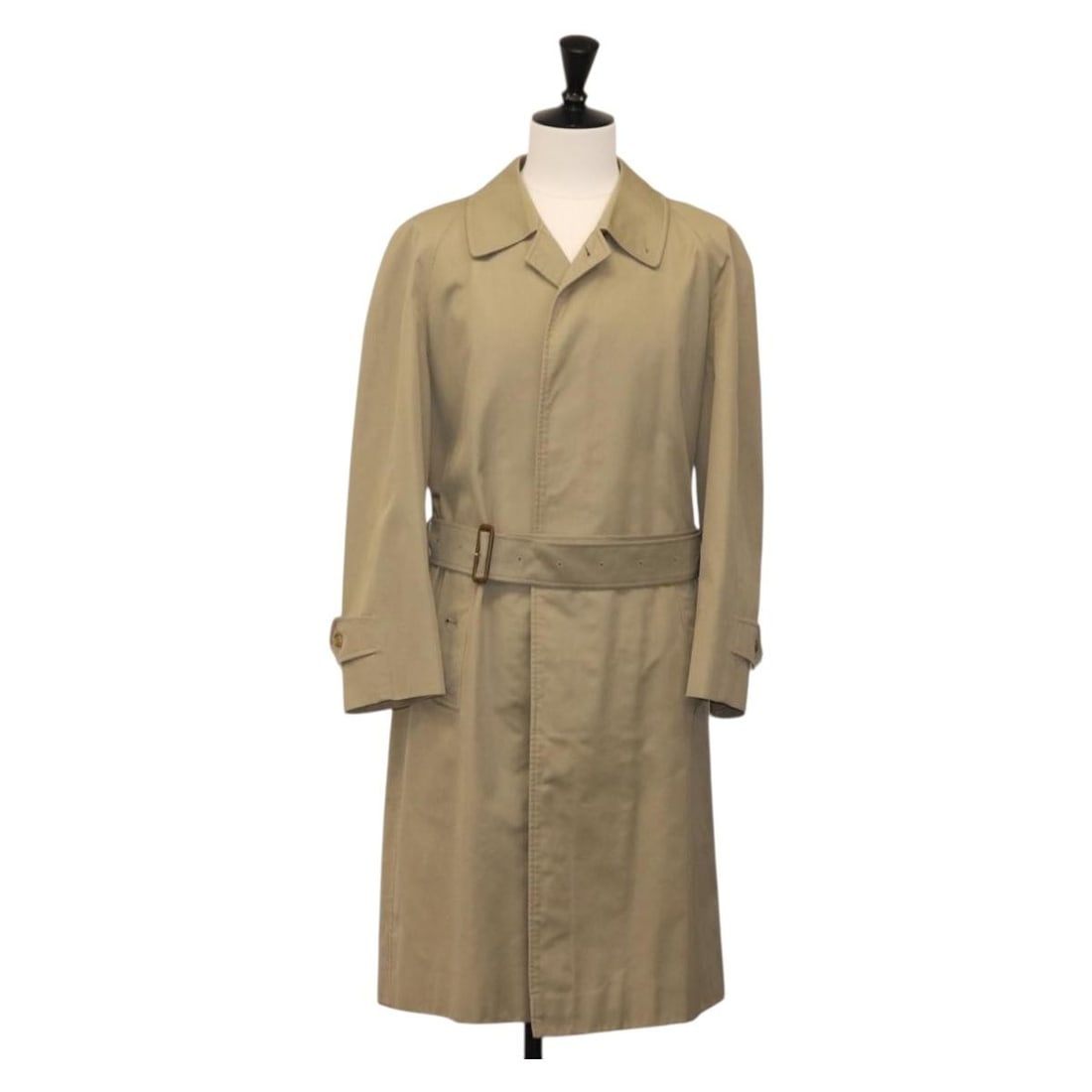 Burberrys Beige Cotton Trench Coat Authentic England AM9780 (1 of 18)
