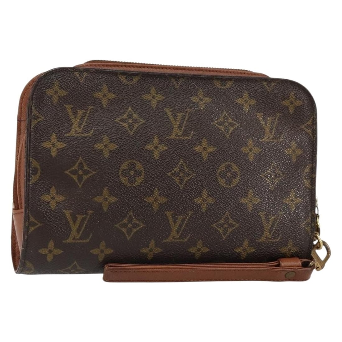 LOUIS VUITTON Monogram Orsay Clutch Bag M51790 Auth France (1 of 18)