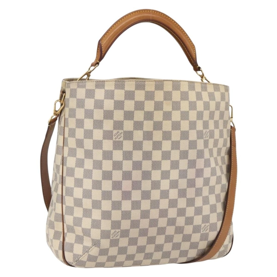 LOUIS VUITTON Damier Azur Sophie Shoulder Bag N41216 Auth 2way (1 of 18)