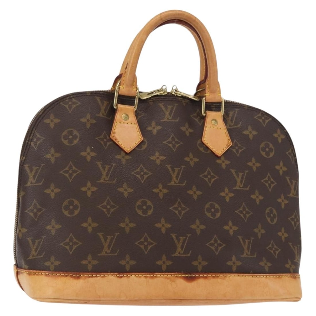LOUIS VUITTON Monogram Alma Hand Bag M51130 Authentic: LOUIS VUITTON Monogram Alma Hand Bag M51130 Authentic This authentic LOUIS VUITTON Monogram Alma Hand Bag (M51130) is a classic piece, crafted from durable Monogram Canvas. It features a structured si