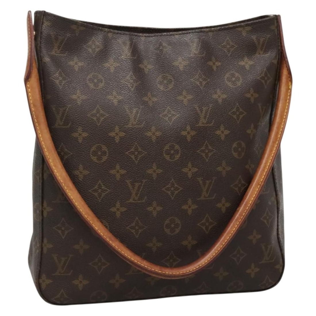 LOUIS VUITTON Monogram Looping GM Shoulder Bag M51145 France Auth: LOUIS VUITTON Monogram Looping GM Shoulder Bag M51145 France Auth This authentic LOUIS VUITTON Monogram Looping GM Shoulder Bag (Model M51145) showcases the brand's iconic monogram canvas design. Craf