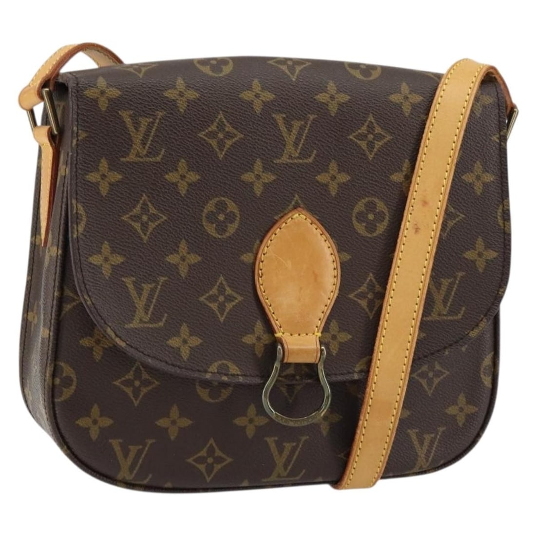 Monogram Canvas Saint Cloud GM Shoulder Bag by Louis Vuitton M51242: Monogram Canvas Saint Cloud GM Shoulder Bag by Louis Vuitton M51242 This Louis Vuitton Monogram Saint Cloud GM shoulder bag features the signature Monogram canvas exterior and is crafted in France. Th