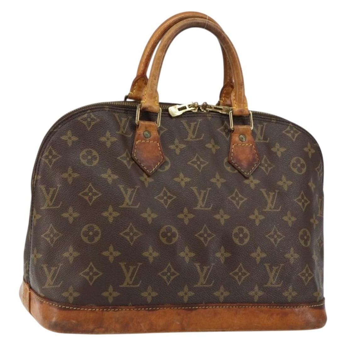 LOUIS VUITTON Monogram Alma Hand Bag M51130 Auth France (1 of 18)