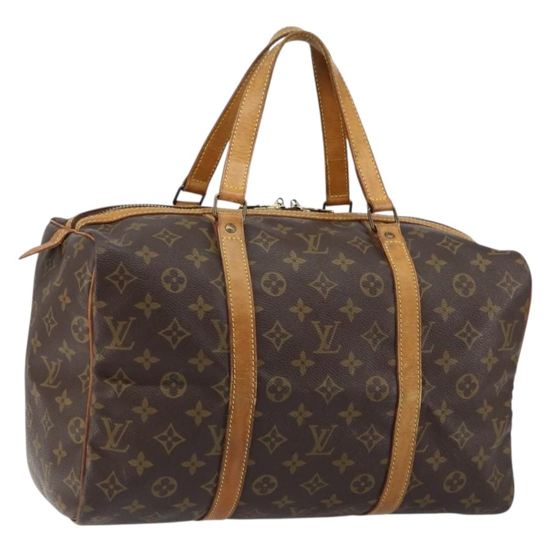 LOUIS VUITTON Monogram Sac Souple 35 Boston Bag M41626 France Auth (1 of 18)