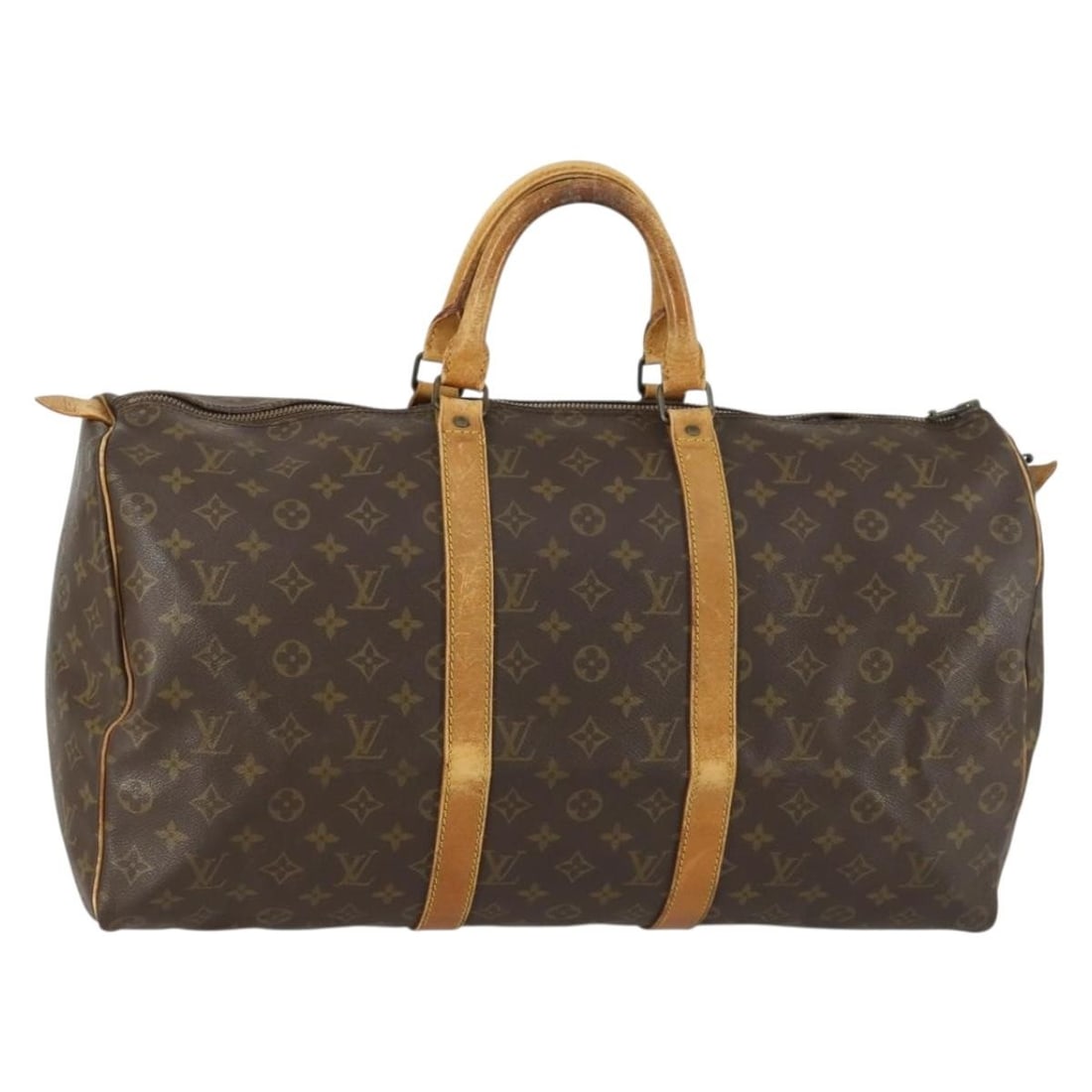 Louis Vuitton Monogram Canvas Keepall 50 Boston Bag M41426 France (1 of 18)