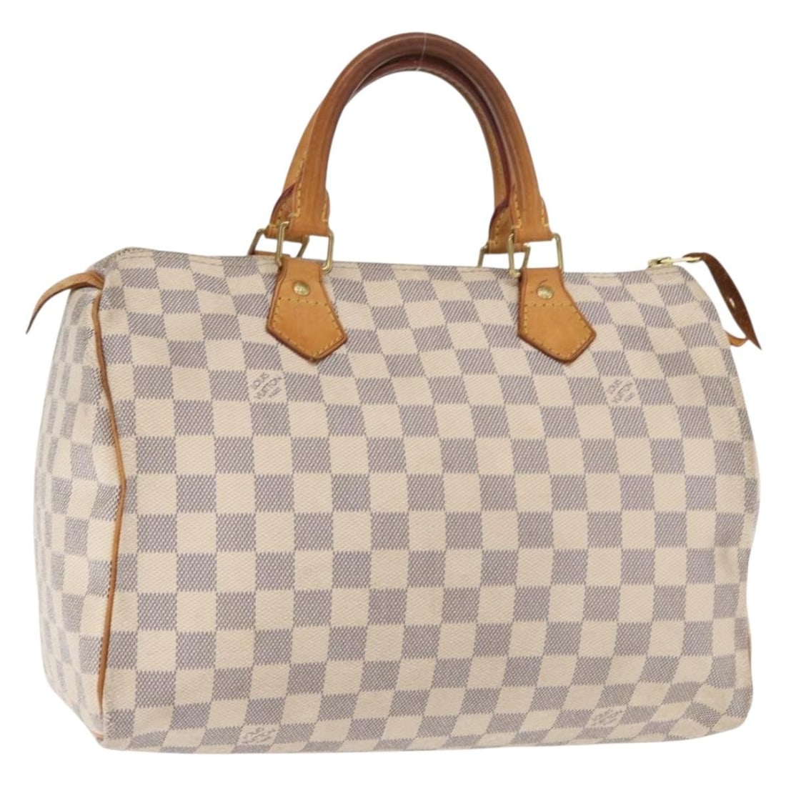 Louis Vuitton Speedy 30 Damier Azur Canvas Handbag N41533 France (1 of 18)