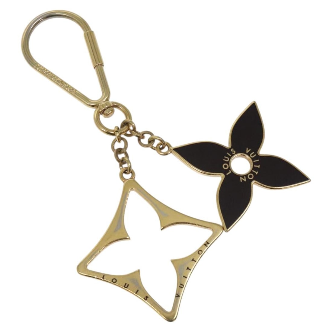 Louis Vuitton Gold Metal Porte Cles Puzzle Charm M65218 Authentic (1 of 6)