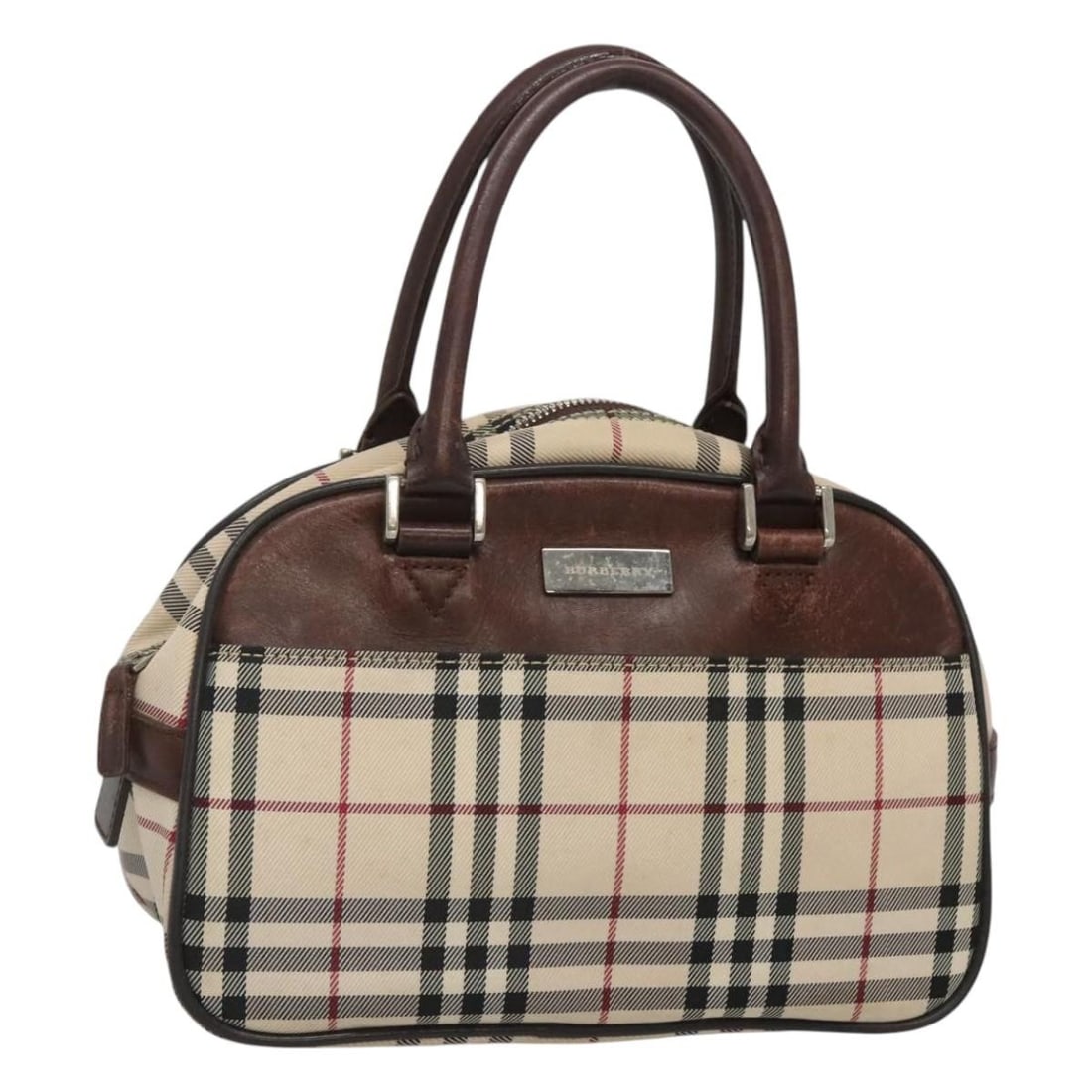 Burberry Nova Check Beige Canvas Hand Bag Authenticated (1 of 18)