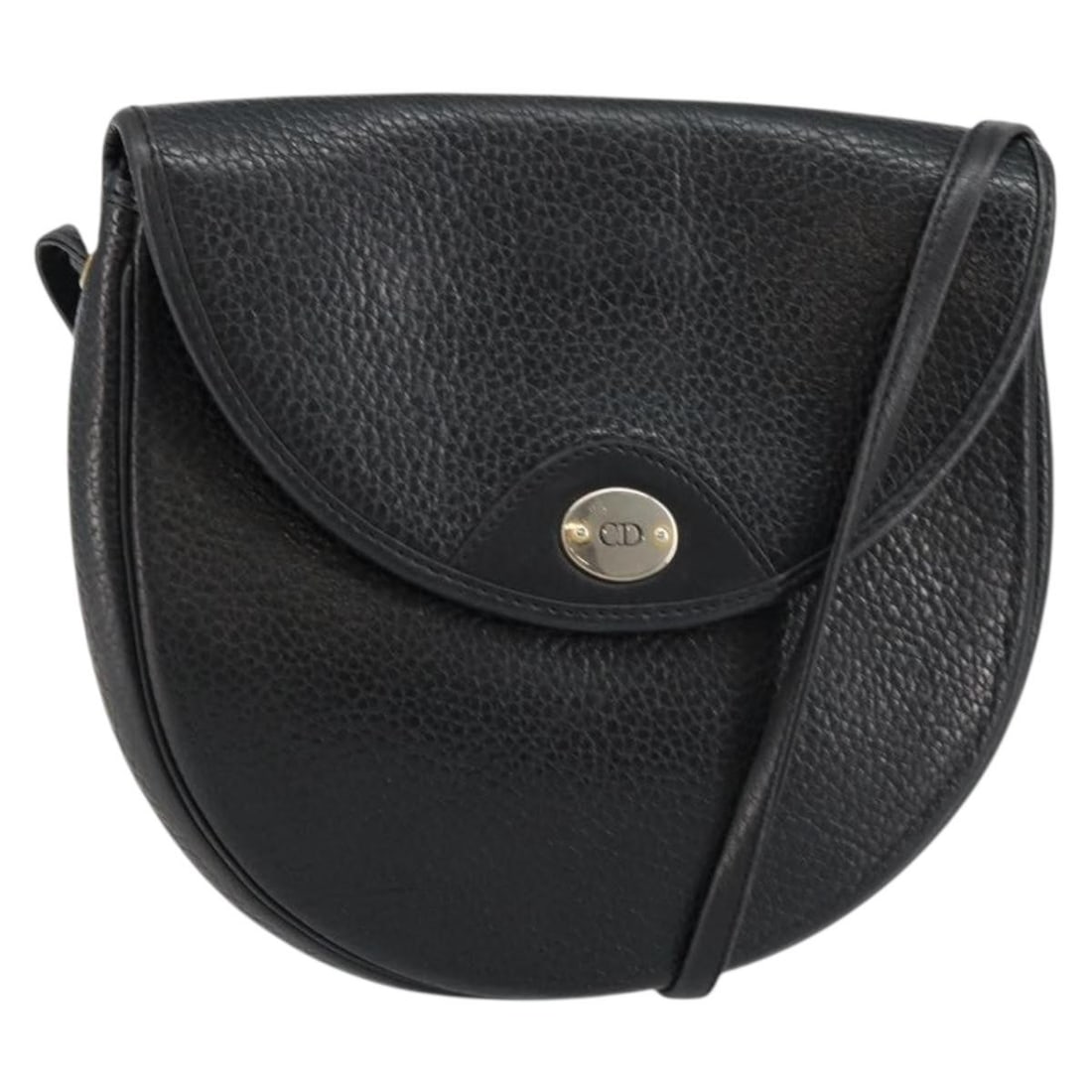 Christian Dior Black Gold Leather Shoulder Bag BA7081: Christian Dior Black Gold Leather Shoulder Bag BA7081 This authentic Christian Dior shoulder bag is a stylish blend of luxury and practicality. Crafted in France from high-quality leather, it features