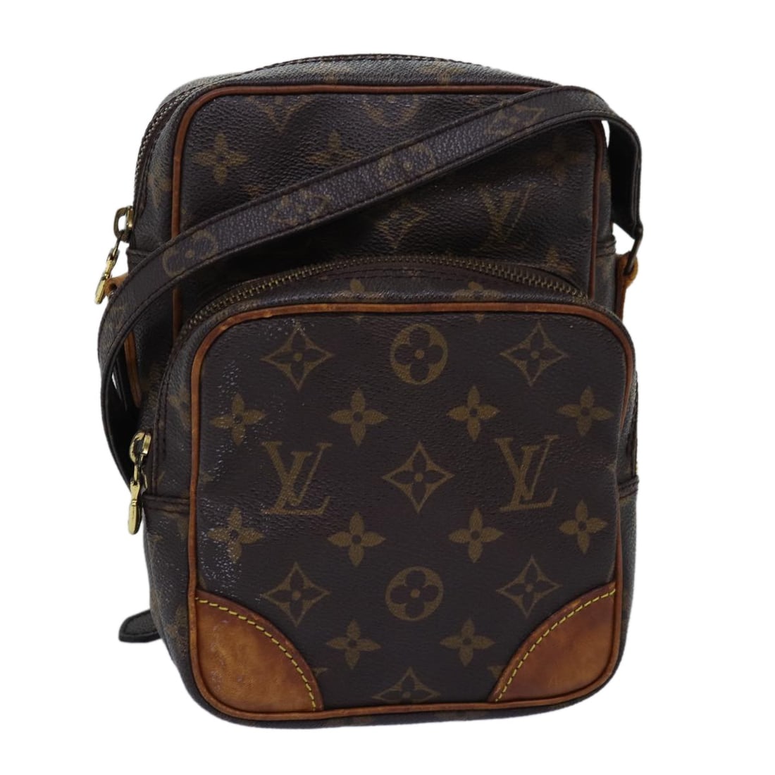 LOUIS VUITTON Monogram Amazon Shoulder Bag M45236 Auth TH0994 (1 of 18)