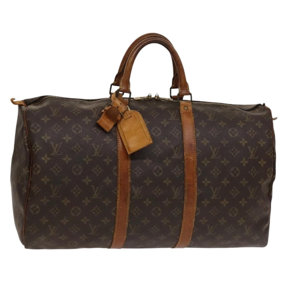 LOUIS VUITTON Monogram Keepall 50 Boston Bag M41426 Authenticated (1 of 18)