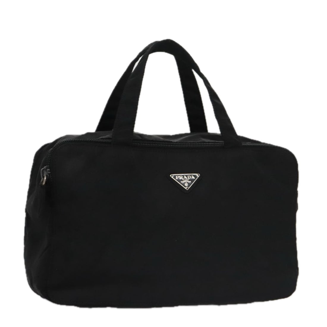 PRADA Black Nylon Hand Bag Made in Italy Authentic (1 of 18)