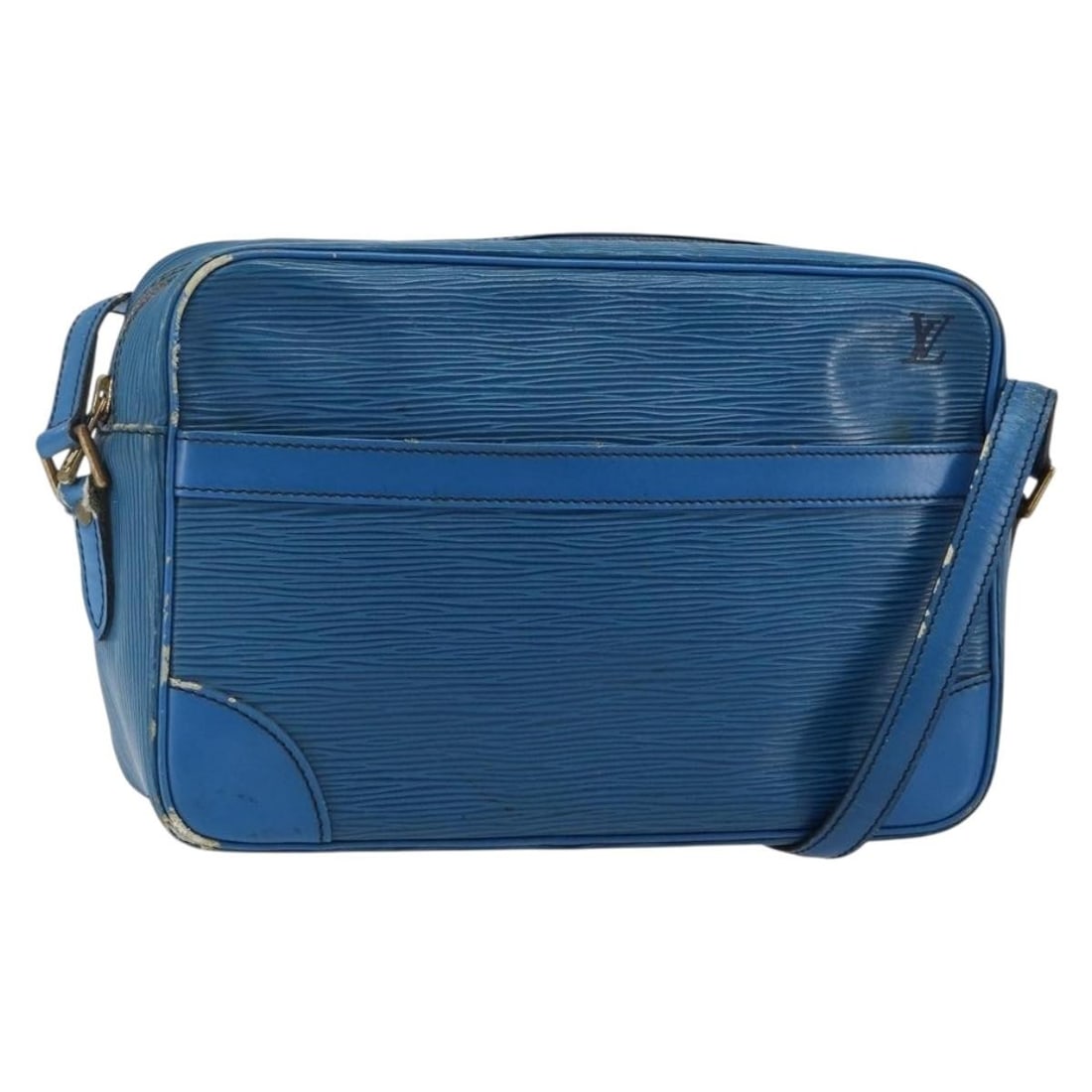 Louis Vuitton Epi Trocadero 27 Blue Shoulder Bag M52315 Auth (1 of 18)