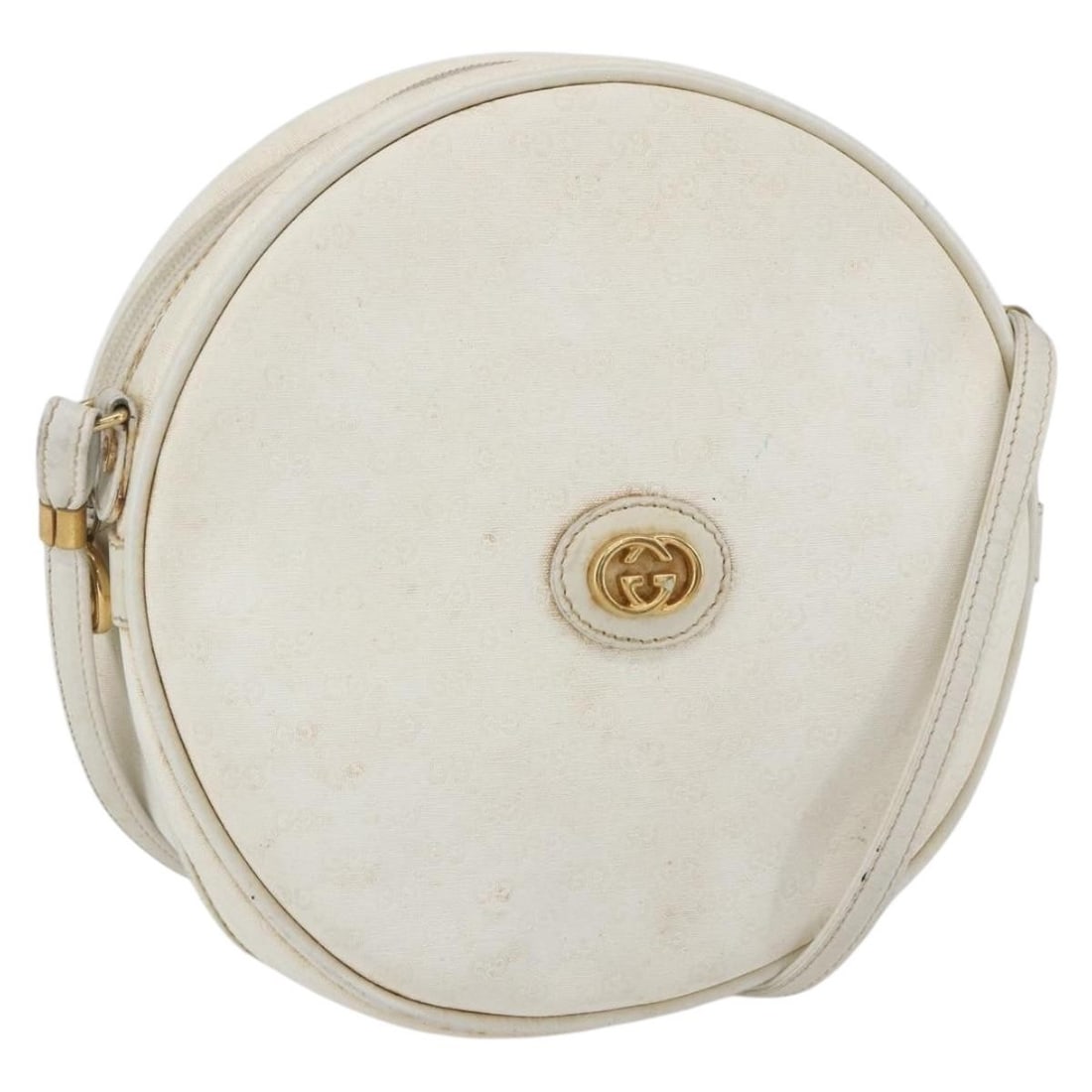 Gucci Micro GG Supreme White Leather Shoulder Bag 007 115 0088 Italy (1 of 18)