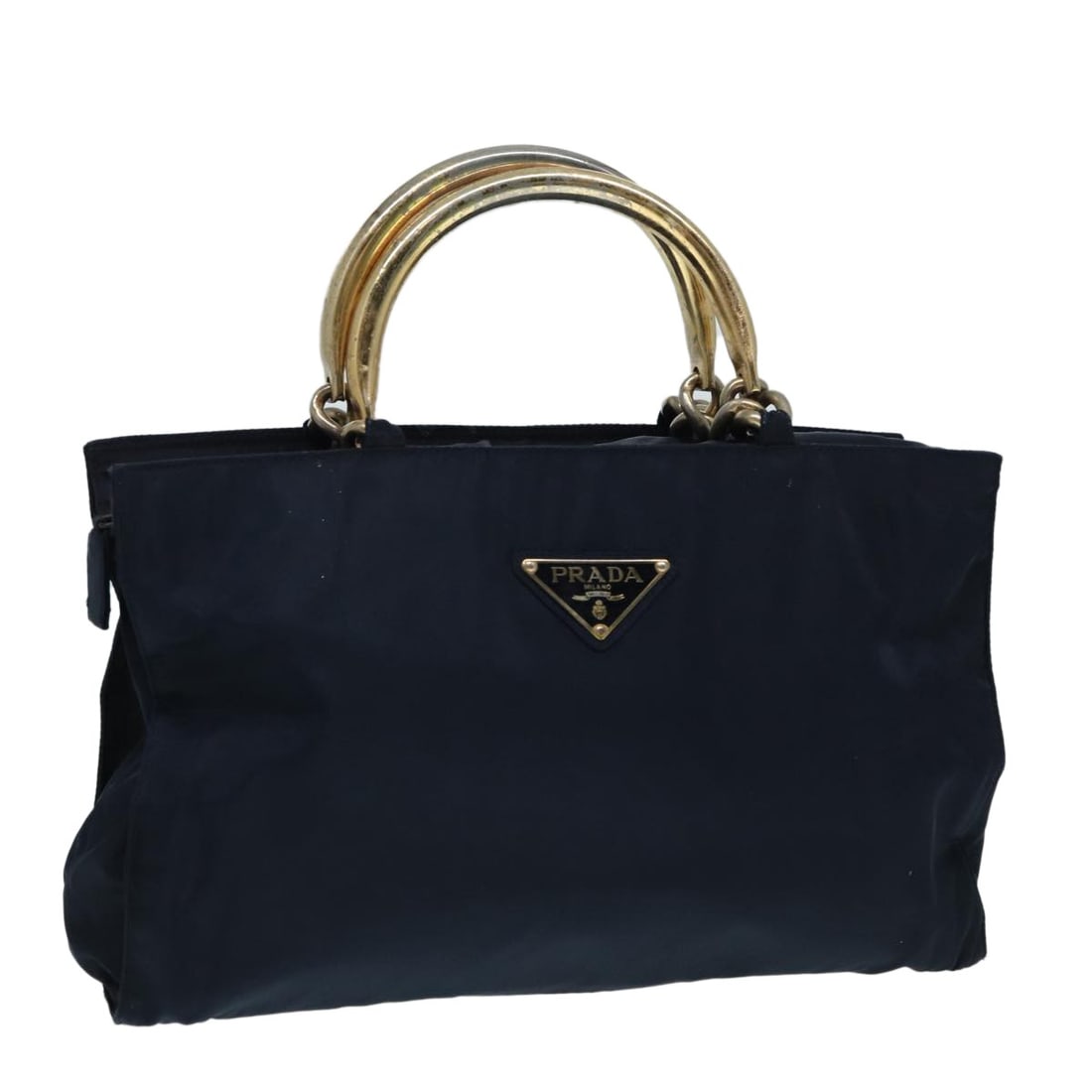 PRADA Navy Nylon Hand Bag Authentic Made in Italy (1 of 18)