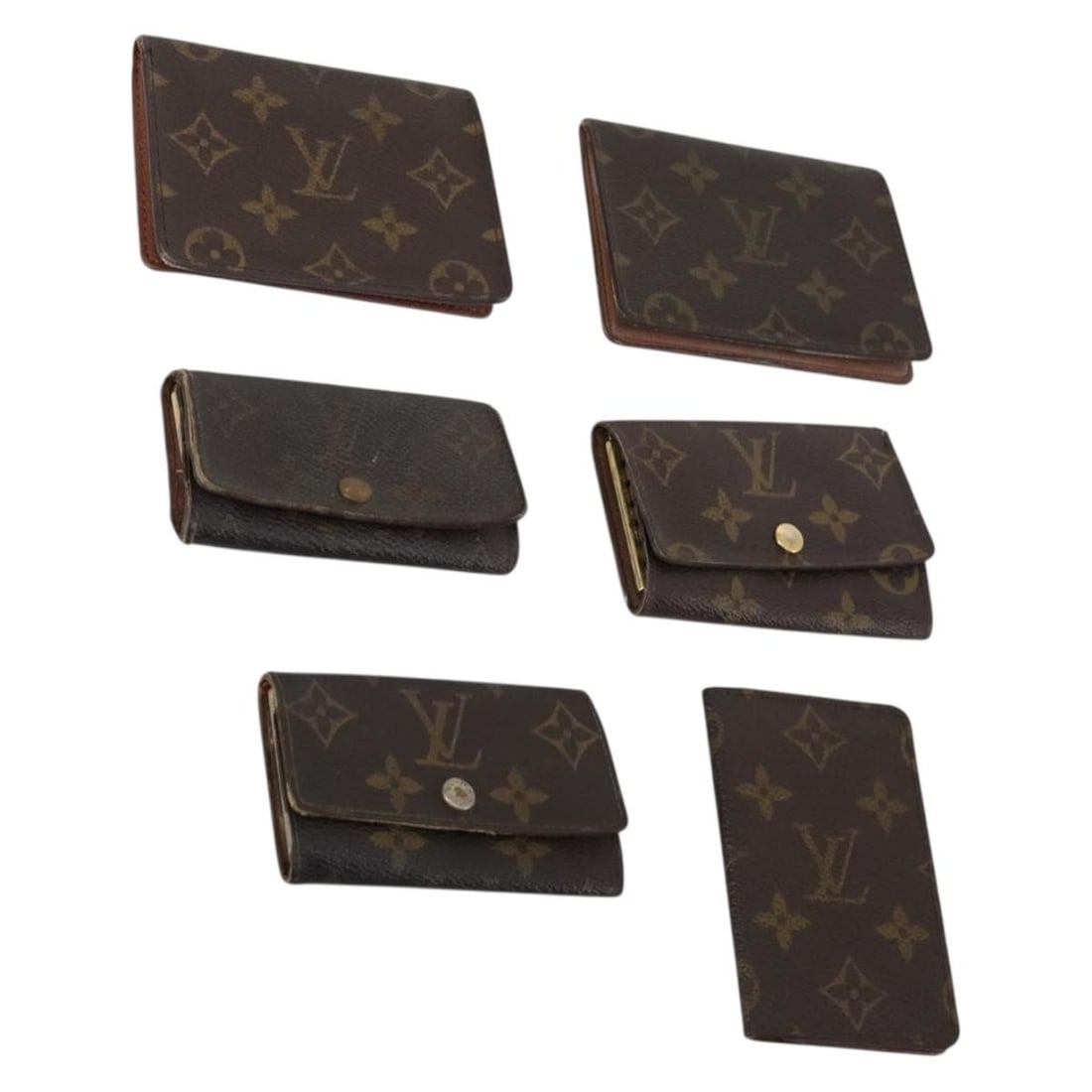 LOUIS VUITTON Monogram Key Case 6 Set Authentic 144941 (1 of 12)