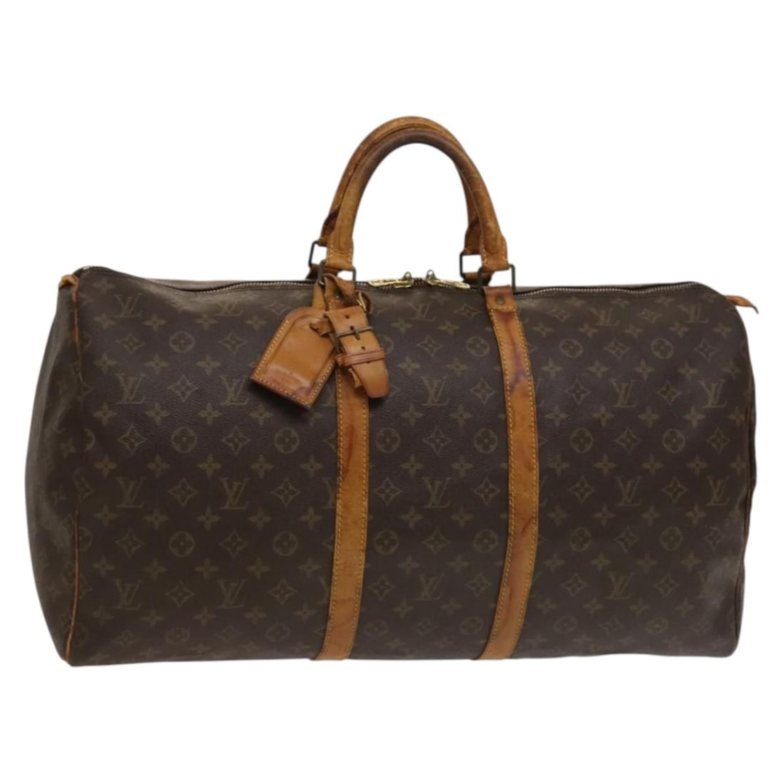 LOUIS VUITTON Monogram Keepall 55 Boston Bag M41424 Authentic Luxury Travel Bag: LOUIS VUITTON Monogram Keepall 55 Boston Bag M41424 Authentic Luxury Travel Bag This authentic LOUIS VUITTON Monogram Keepall 55 Boston Bag (M41424) is a timeless piece crafted from durable Monogram C