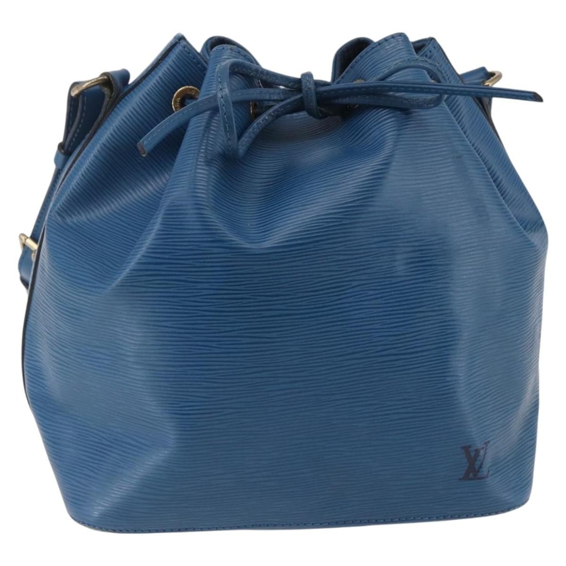 LOUIS VUITTON Epi Petit Noe Blue Shoulder Bag M44105 Auth (1 of 18)