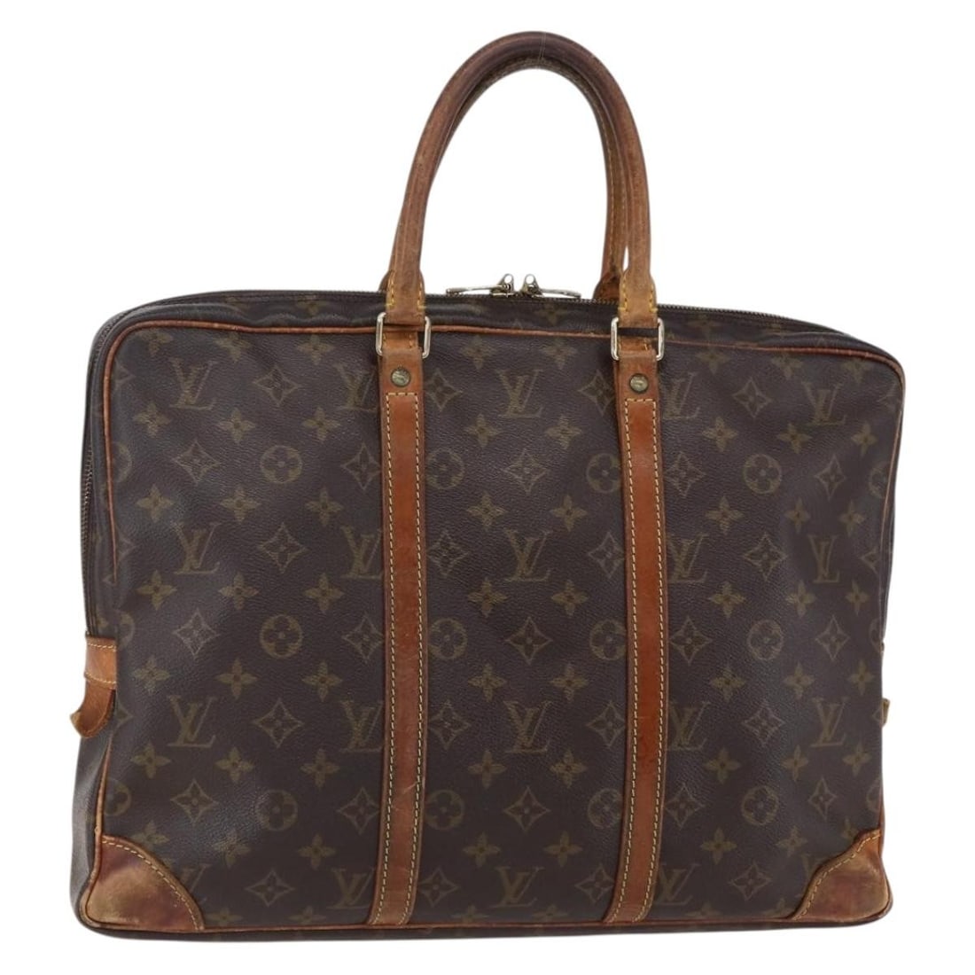 LOUIS VUITTON Monogram Porte Documents Voyage Business Bag M52005 Auth (1 of 18)