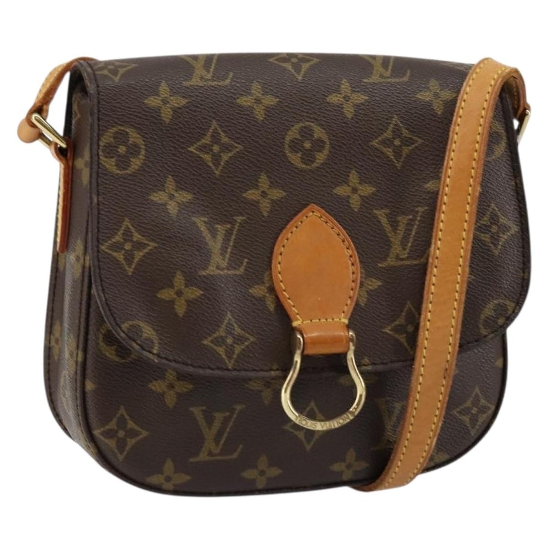 LOUIS VUITTON Monogram Saint Cloud MM Shoulder Bag M51243 France Auth (1 of 18)