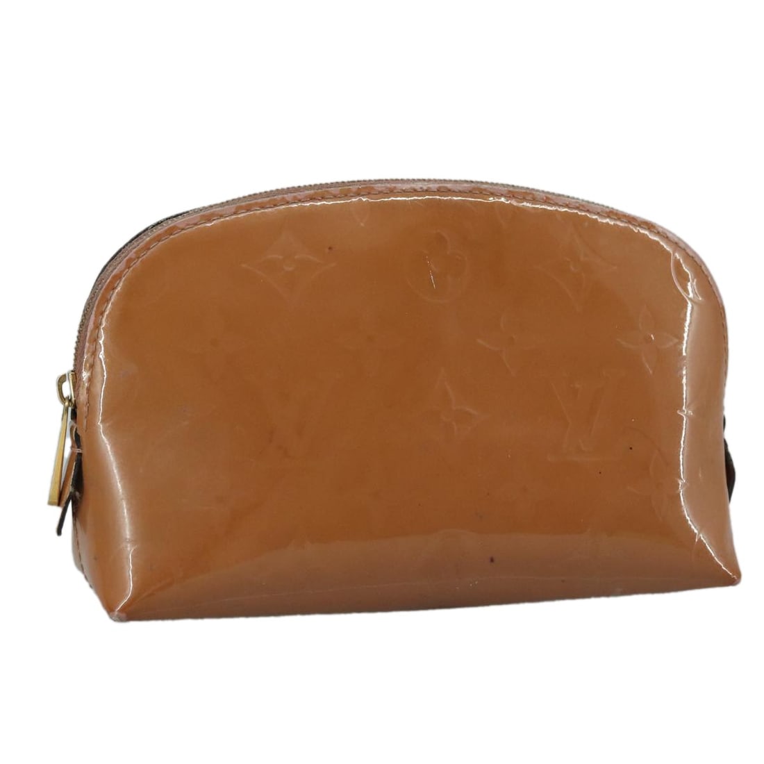 LOUIS VUITTON Monogram Vernis Pouch Rose Velours M90008 Authentic: LOUIS VUITTON Monogram Vernis Pouch Rose Velours M90008 Authentic This LOUIS VUITTON Monogram Vernis Pochette Pouch in Rose Velours is a stylish and practical accessory for any occasion. Crafted from