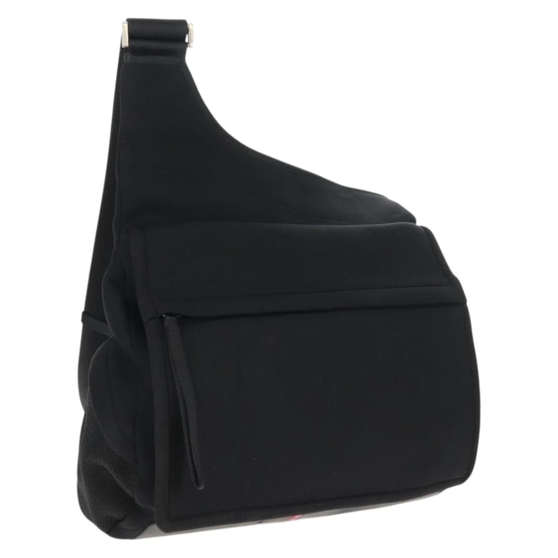 Black Nylon Prada Shoulder Bag with Silver Accents (1 of 18)