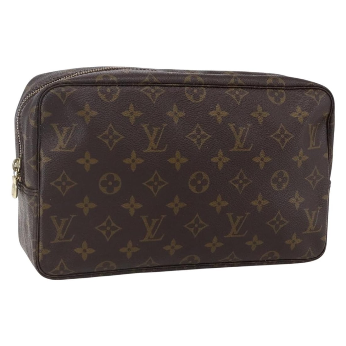 LOUIS VUITTON Monogram Trousse Toilette 28 Clutch Bag M47522 Auth: LOUIS VUITTON Monogram Trousse Toilette 28 Clutch Bag M47522 Auth This Louis Vuitton Monogram Trousse Toilette 28 Clutch Bag (M47522) is a stylish and functional accessory crafted from durable monogra