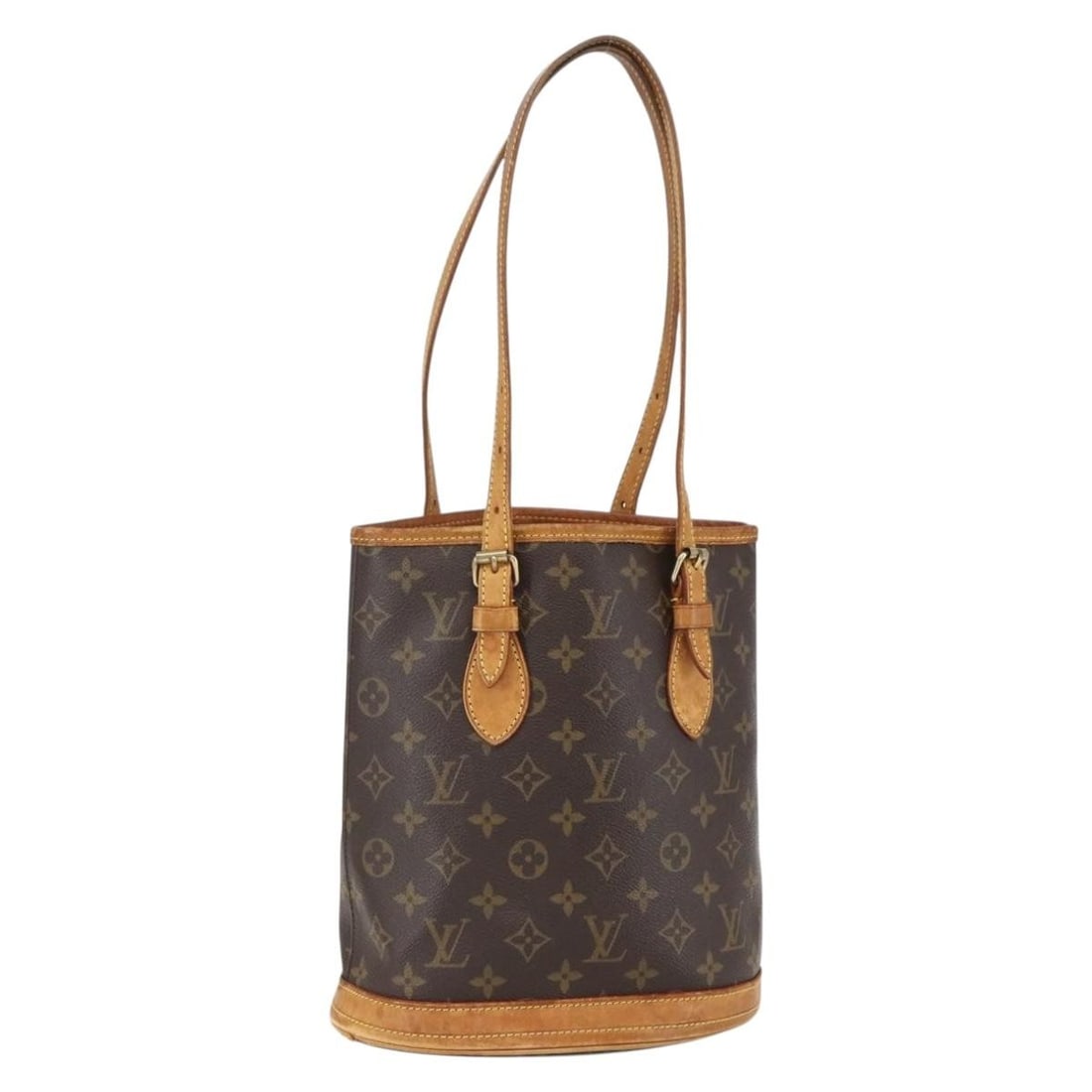 Louis Vuitton Bucket PM Monogram Canvas Shoulder Bag M42238 France (1 of 18)