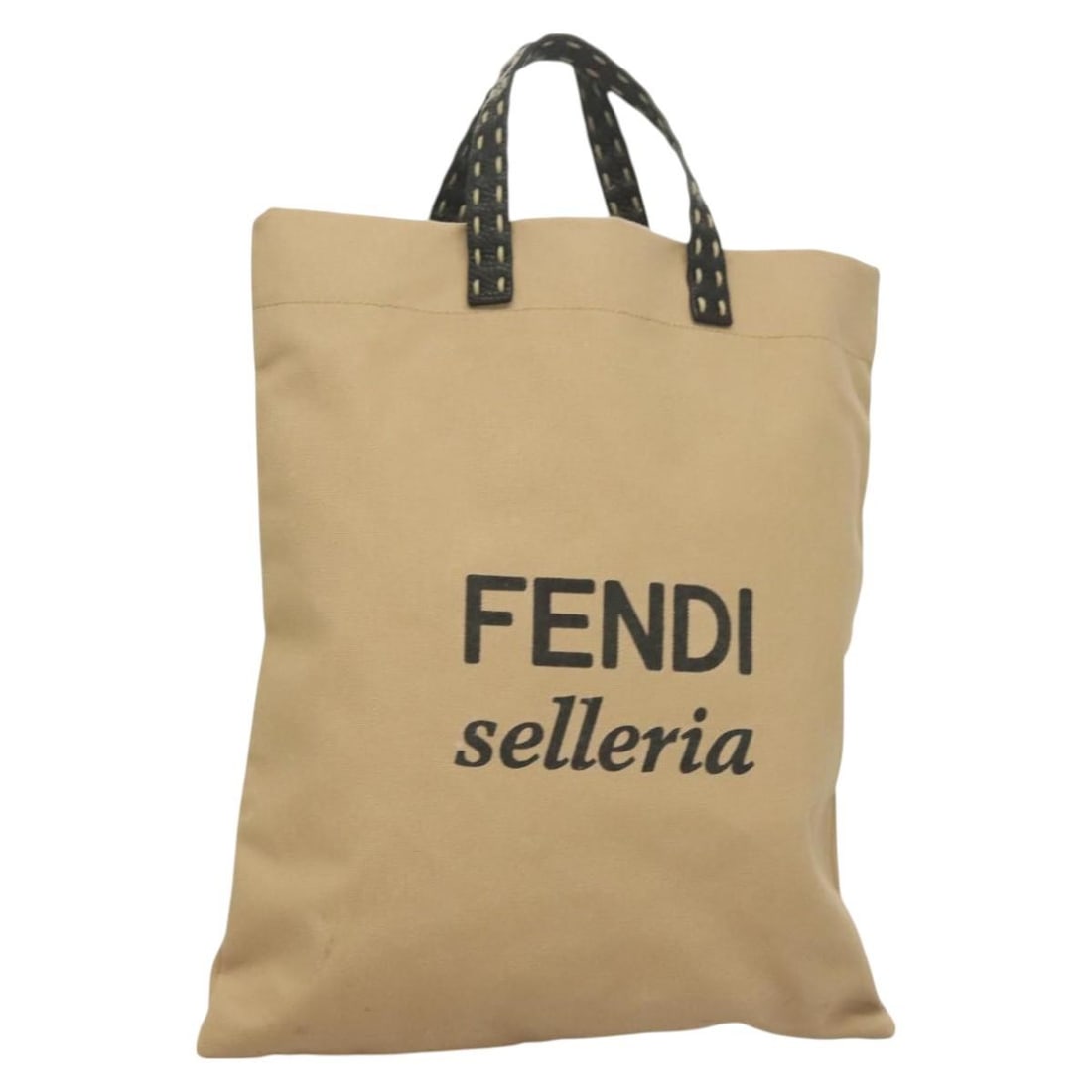 Fendi Celeria Beige Canvas Hand Bag Made in Italy (1 of 18)