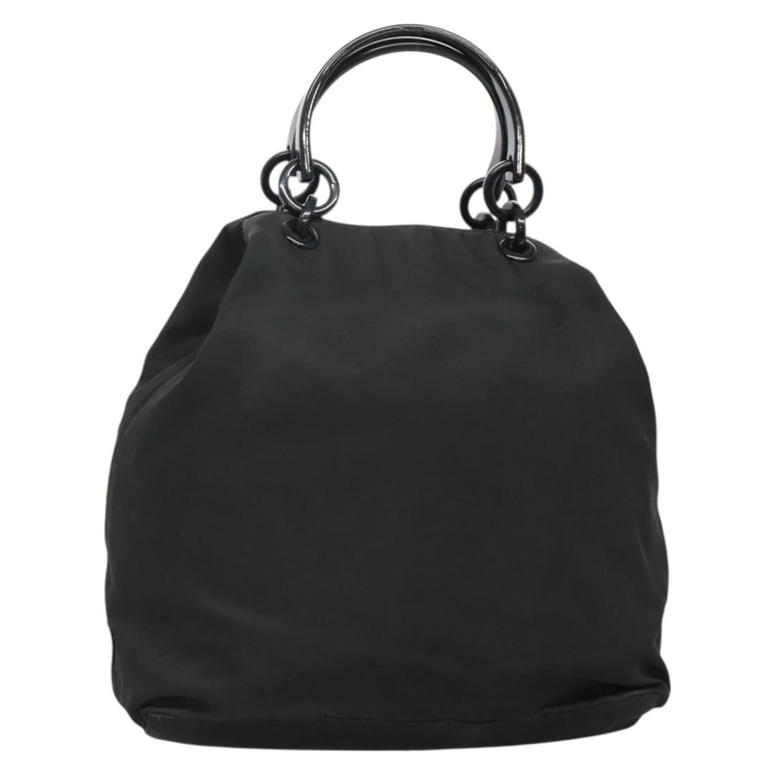 PRADA Black Nylon Hand Bag Made in Italy Authentic (1 of 18)