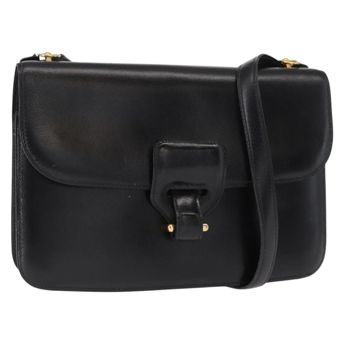 Hermes Dolly Black Leather Shoulder Bag with Dust Bag (1 of 18)