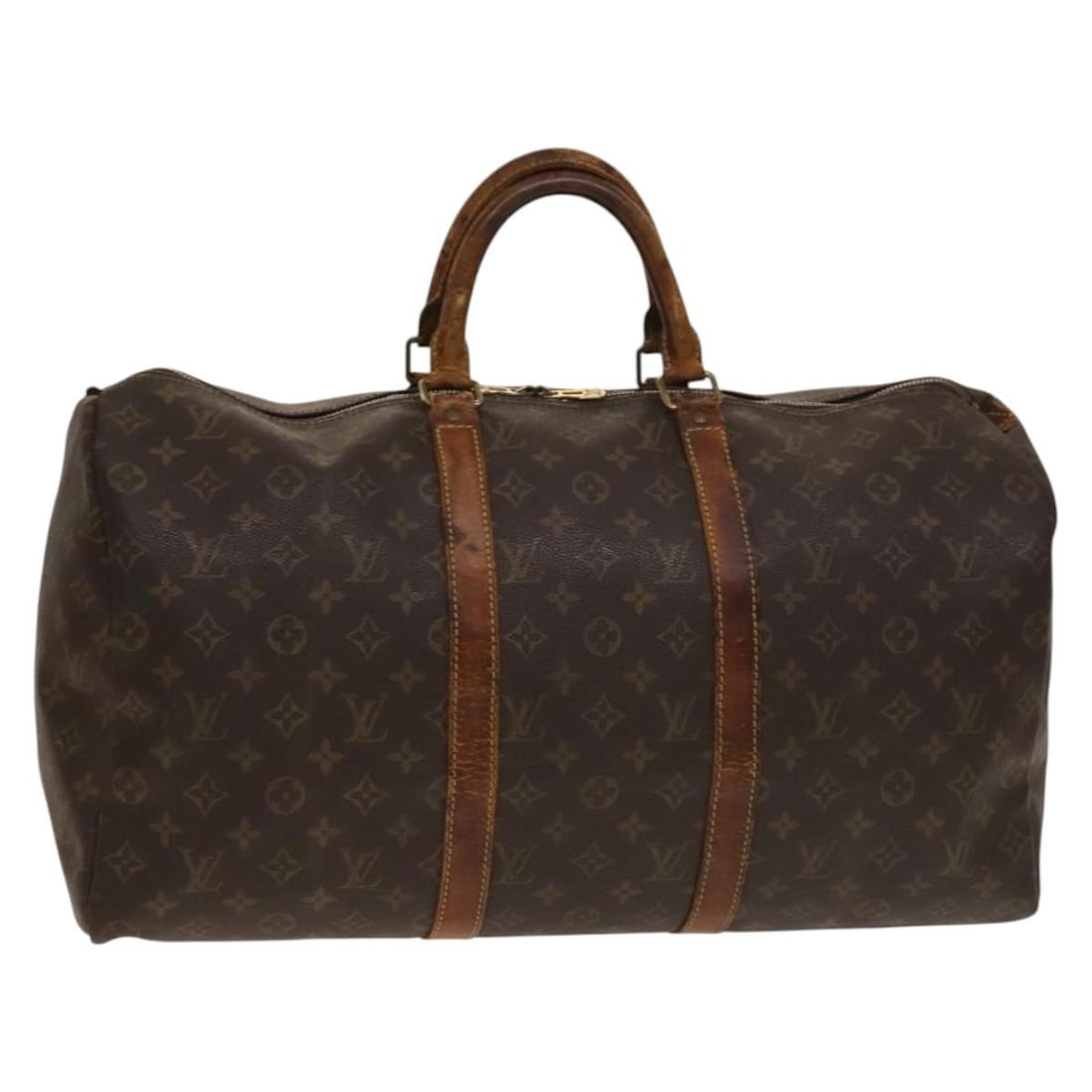LOUIS VUITTON Monogram Keepall 50 Boston Bag M41426 Auth: LOUIS VUITTON Monogram Keepall 50 Boston Bag M41426 Auth The LOUIS VUITTON Monogram Keepall 50 Boston Bag is a stylish and iconic travel accessory. Crafted from durable Monogram Canvas, this bag featu
