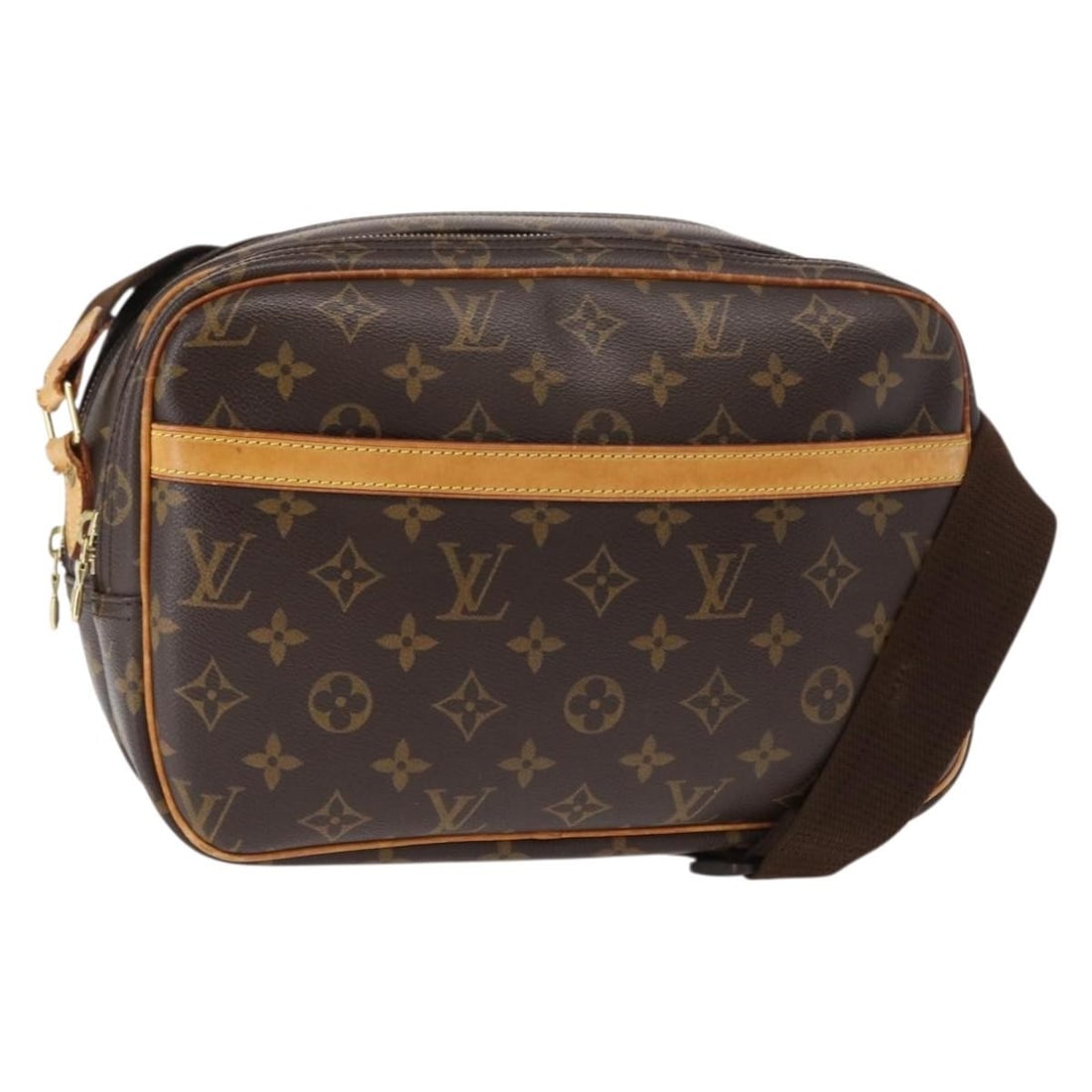 LOUIS VUITTON Monogram Reporter PM Shoulder Bag M45254 Auth France: LOUIS VUITTON Monogram Reporter PM Shoulder Bag M45254 Auth France This LOUIS VUITTON Monogram Reporter PM Shoulder Bag (Product No. M45254) is a stylish accessory crafted from durable Monogram Canvas