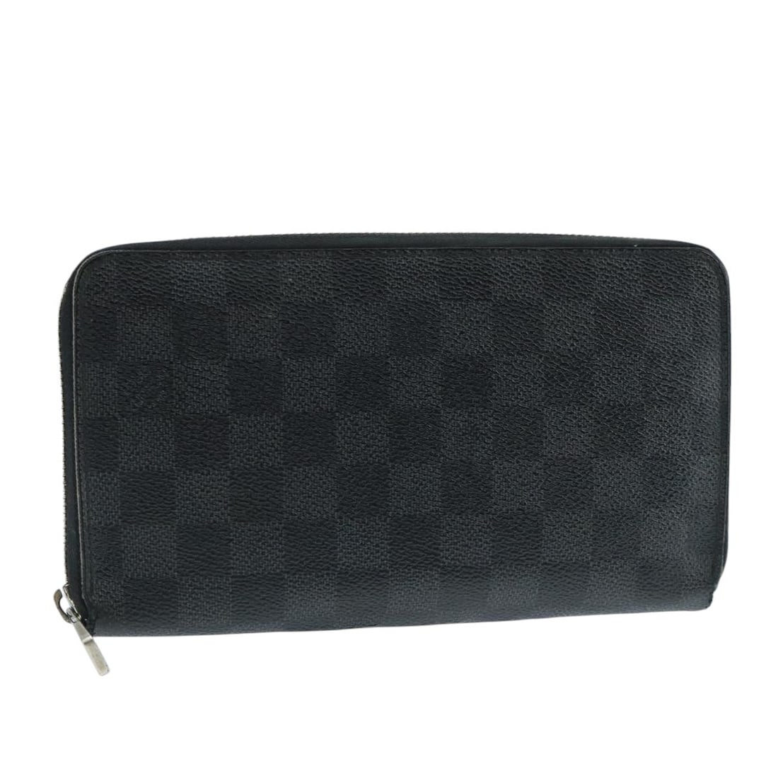 LOUIS VUITTON Damier Graphite Zippy Organizer Long Wallet N63077 Auth Spain: LOUIS VUITTON Damier Graphite Zippy Organizer Long Wallet N63077 Auth Spain This LOUIS VUITTON Damier Graphite Zippy Organizer Long Wallet is a stylish and practical accessory, crafted from durable Da